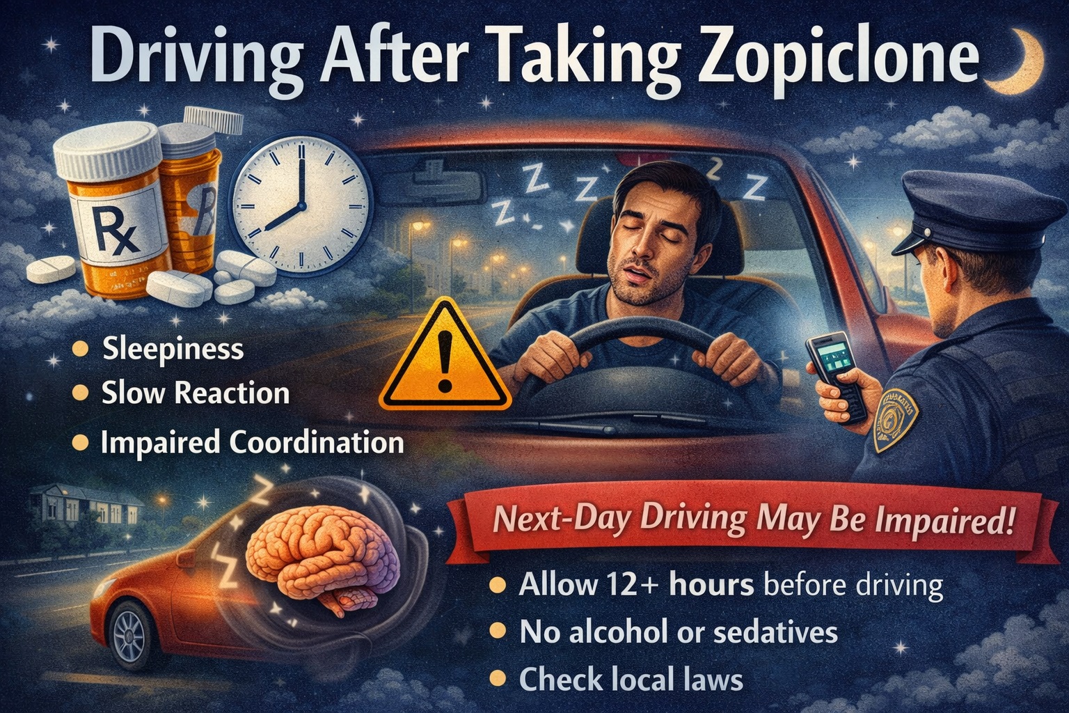 Driving After Taking Zopiclone: What You Need to Know for Safety